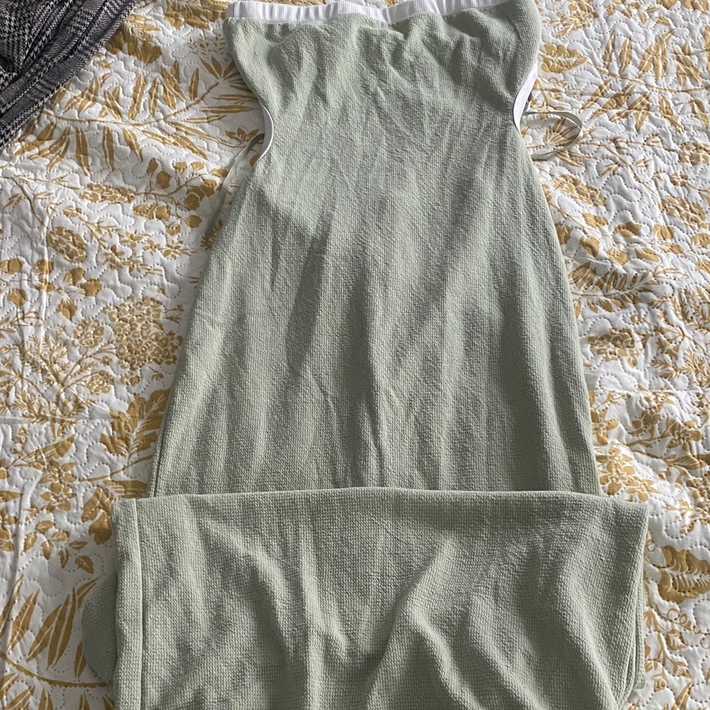 Love J Strapless Light Green Dress